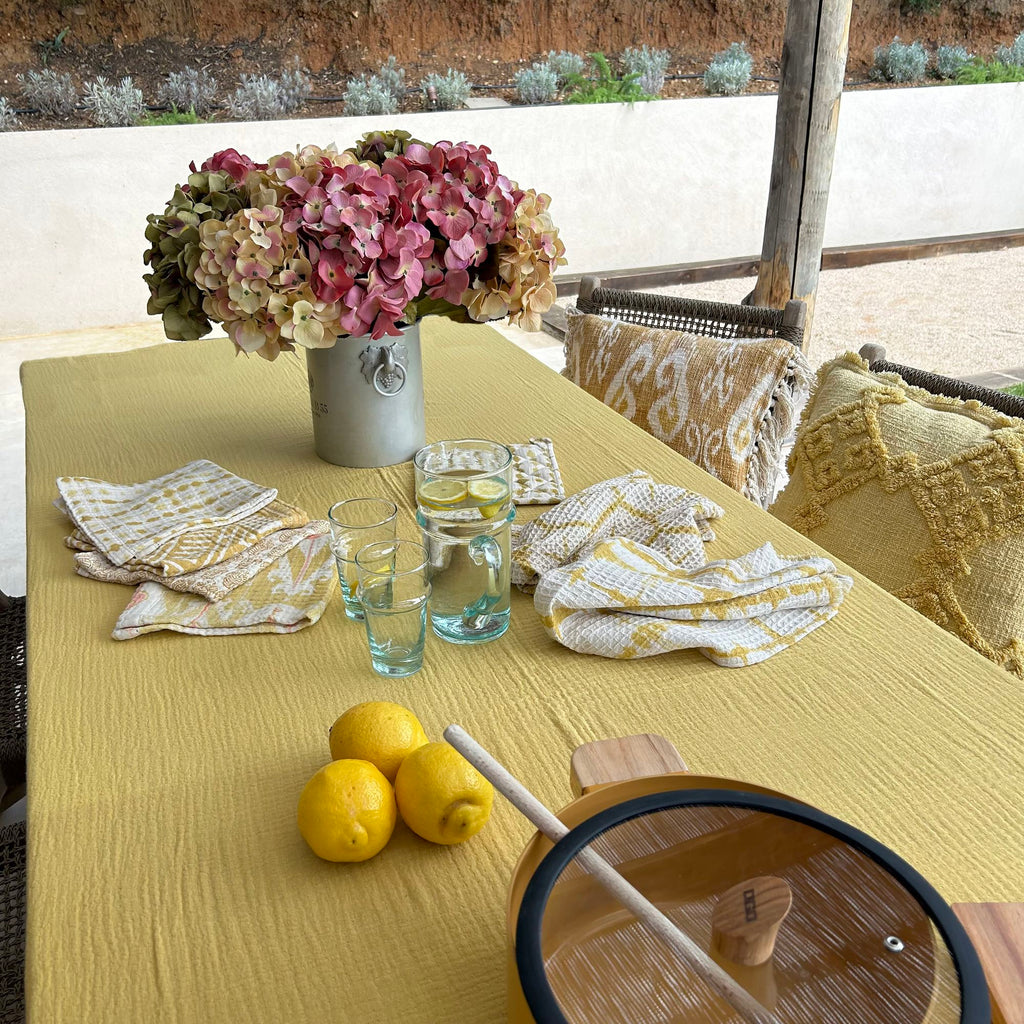 Camaro Double Washed Cotton Tablecloth 150X250 Cm