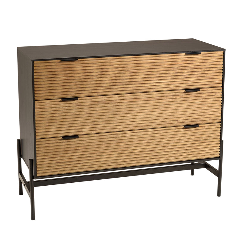 Cómoda - Charlie - Negro - Marrón