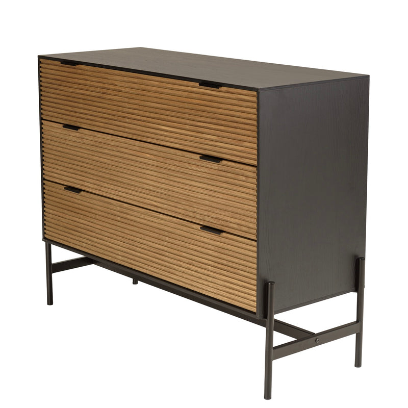 Cómoda - Charlie - Negro - Marrón