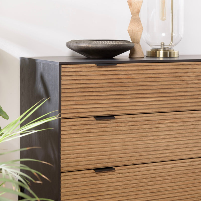 Cómoda - Charlie - Negro - Marrón