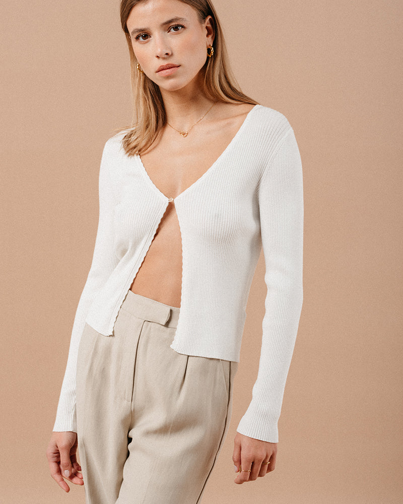 CARDIGAN ECRU MADEMOISELLE ECRU