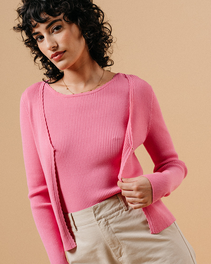 CARDIGAN ROSE MADEMOISELLE ROSE