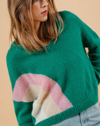 PULL VERT MAGALIE VERT
