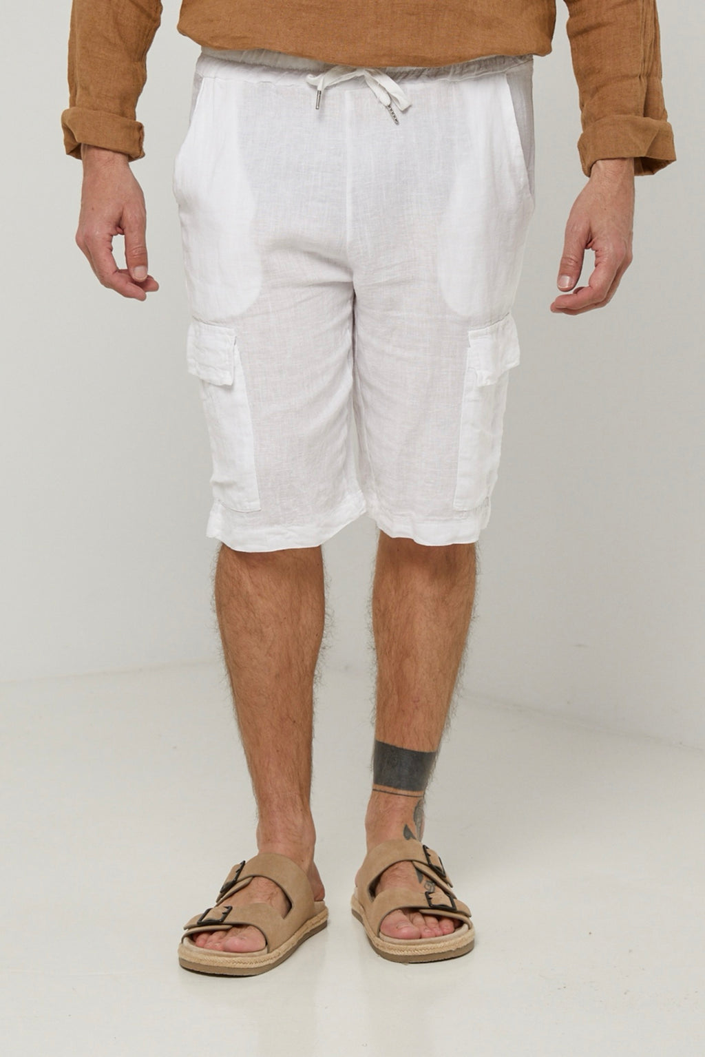 Pantalones cortos - Blanco - Hombre