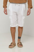 Pantalones cortos - Blanco - Hombre