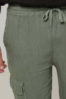 Autour Du Lin - Short - Kaki - Homme