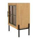 Sillón - Helena - Madera Clara - Verde - Negro