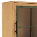 Sillón - Helena - Madera Clara - Verde - Negro