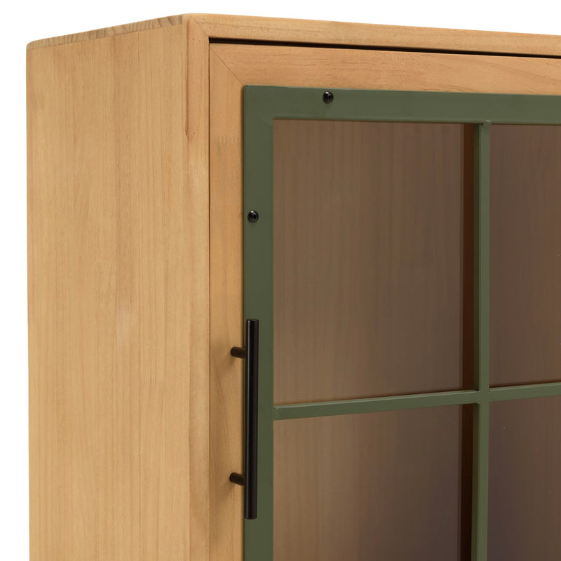 Sillón - Helena - Madera Clara - Verde - Negro