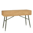 Consola - Helena - Madera Clara - Verde - Negro