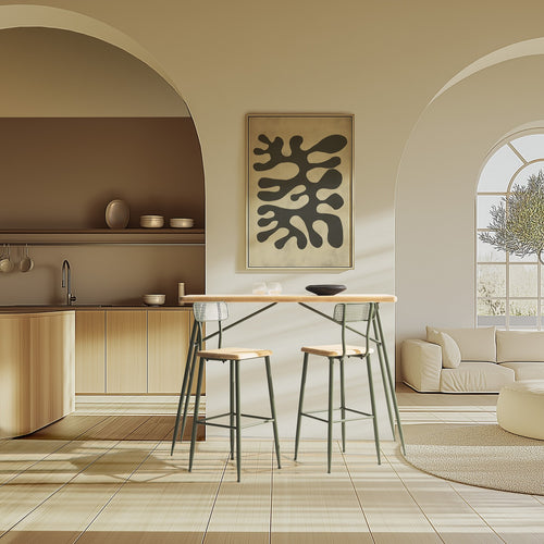 Bar Sets And Bar Chair - Helena - Light Wood - Green