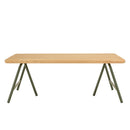 Mesa de Centro - Helena - Madera Clara - Verde