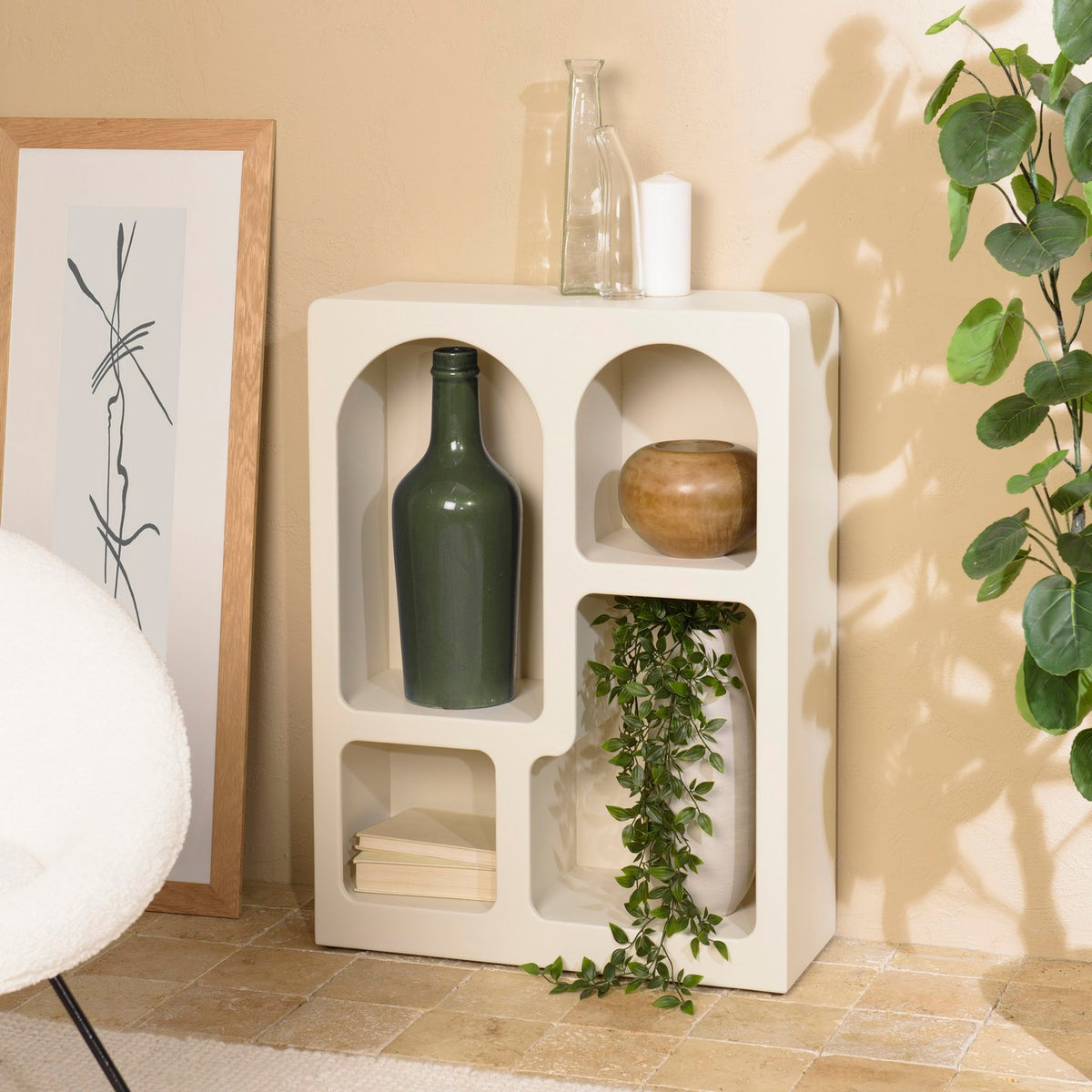 Helena - Scaffale - Beige