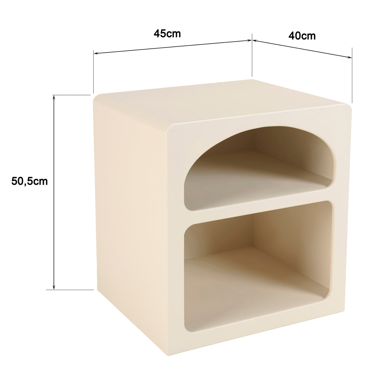 Helena - Comodino - Beige