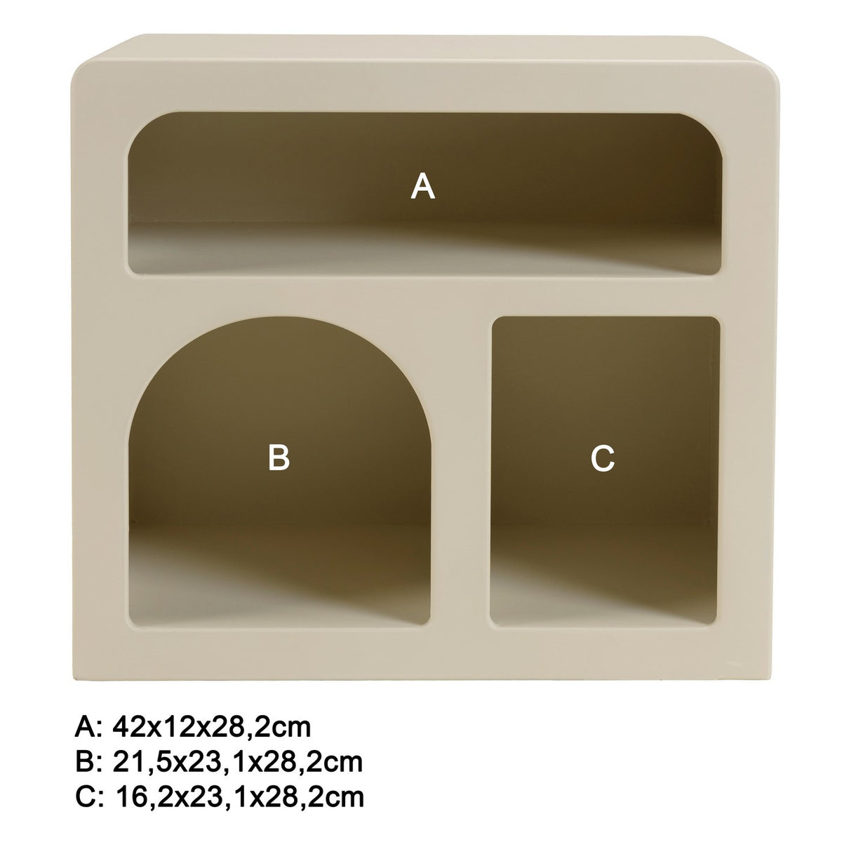 Helena - Comodino - Beige