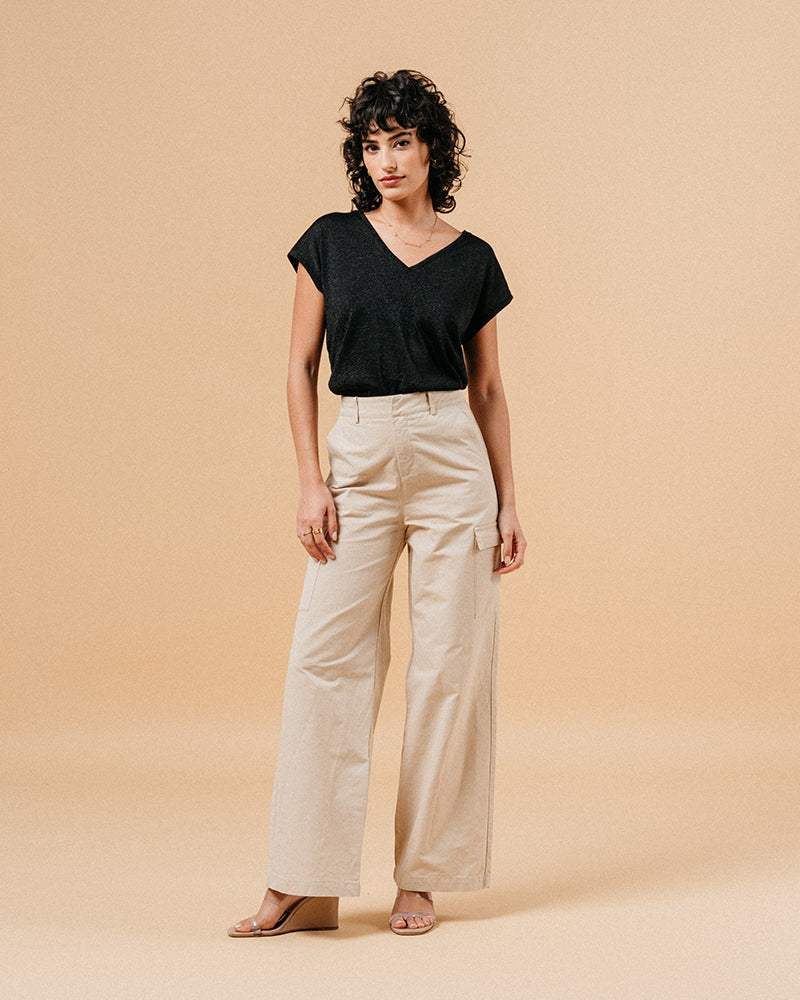 TEESHIRT NOIR MALIN NOIR