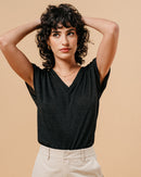 TEESHIRT NOIR MALIN NOIR