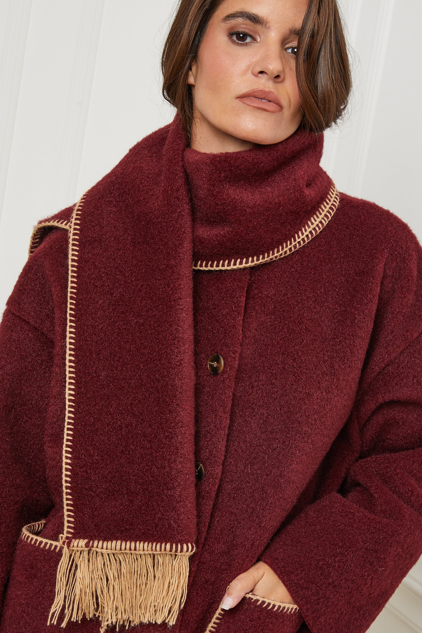 Manteau - Bordeaux