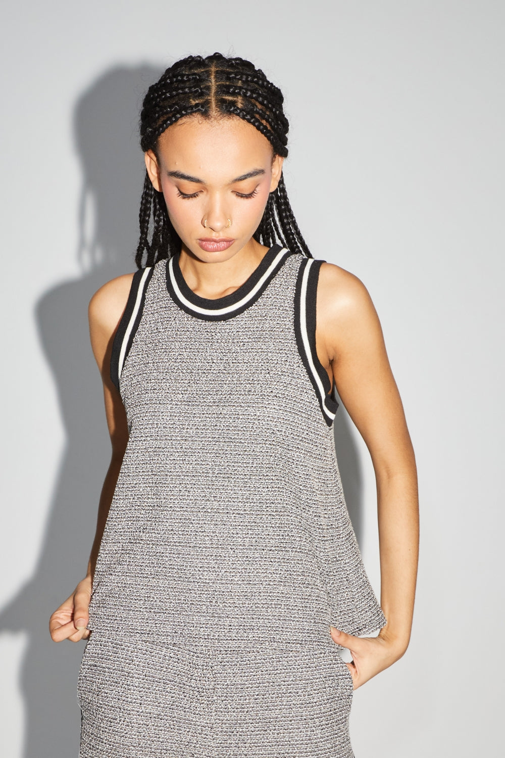 Le Top Marika En Tricot Léo Beige