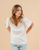 TEESHIRT NOIR MANOIR NOIR