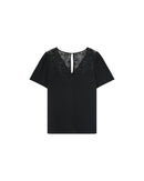TEESHIRT NOIR MANOIR NOIR