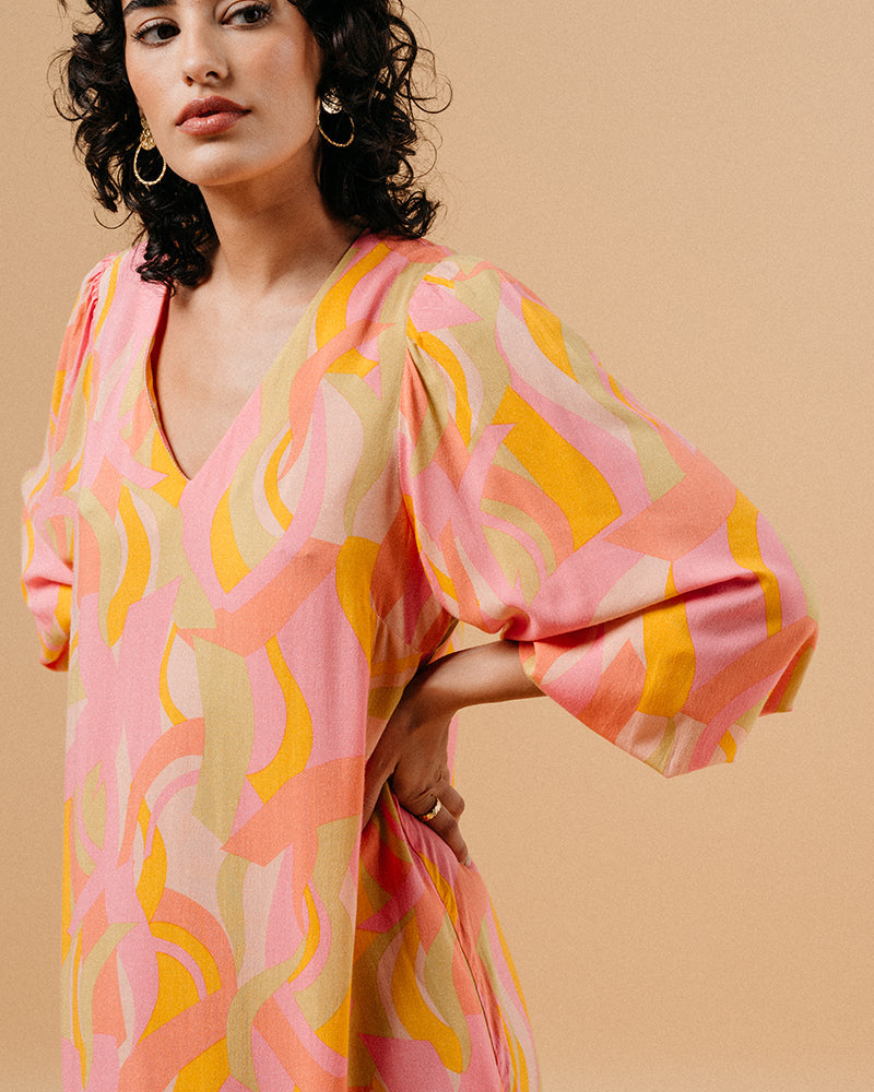 ROBE ROSE MANOLA ROSE