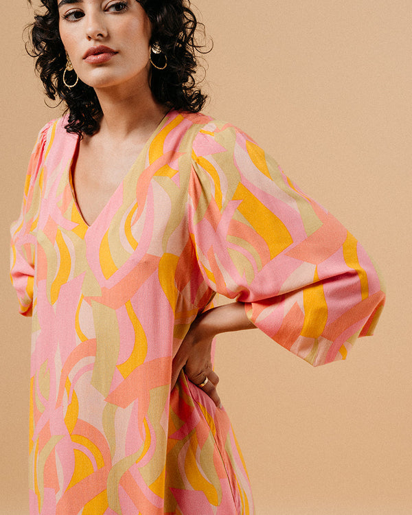 ROBE ROSE MANOLA ROSE