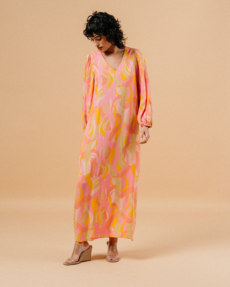 ROBE ROSE MANOLA ROSE