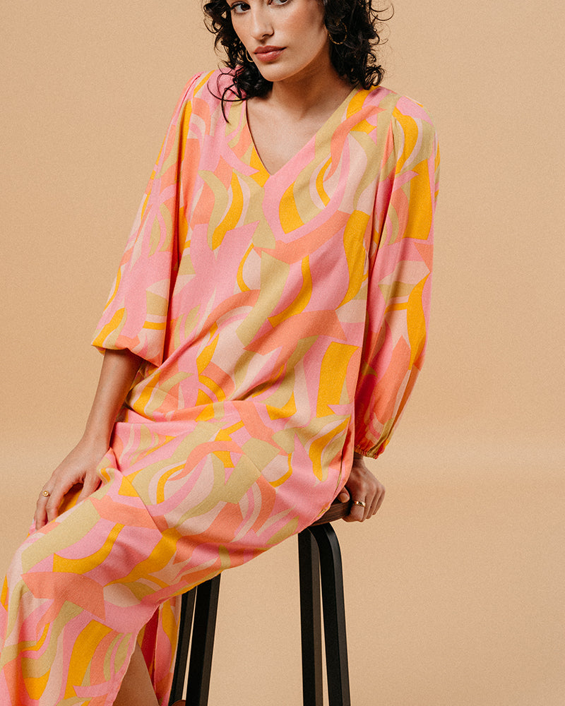 ROBE ROSE MANOLA ROSE
