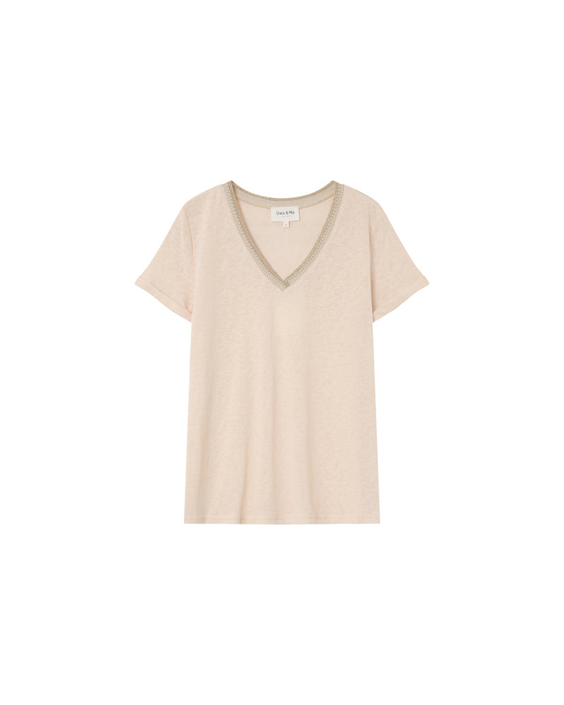 TEESHIRT BEIGE MANUEL BEIGE