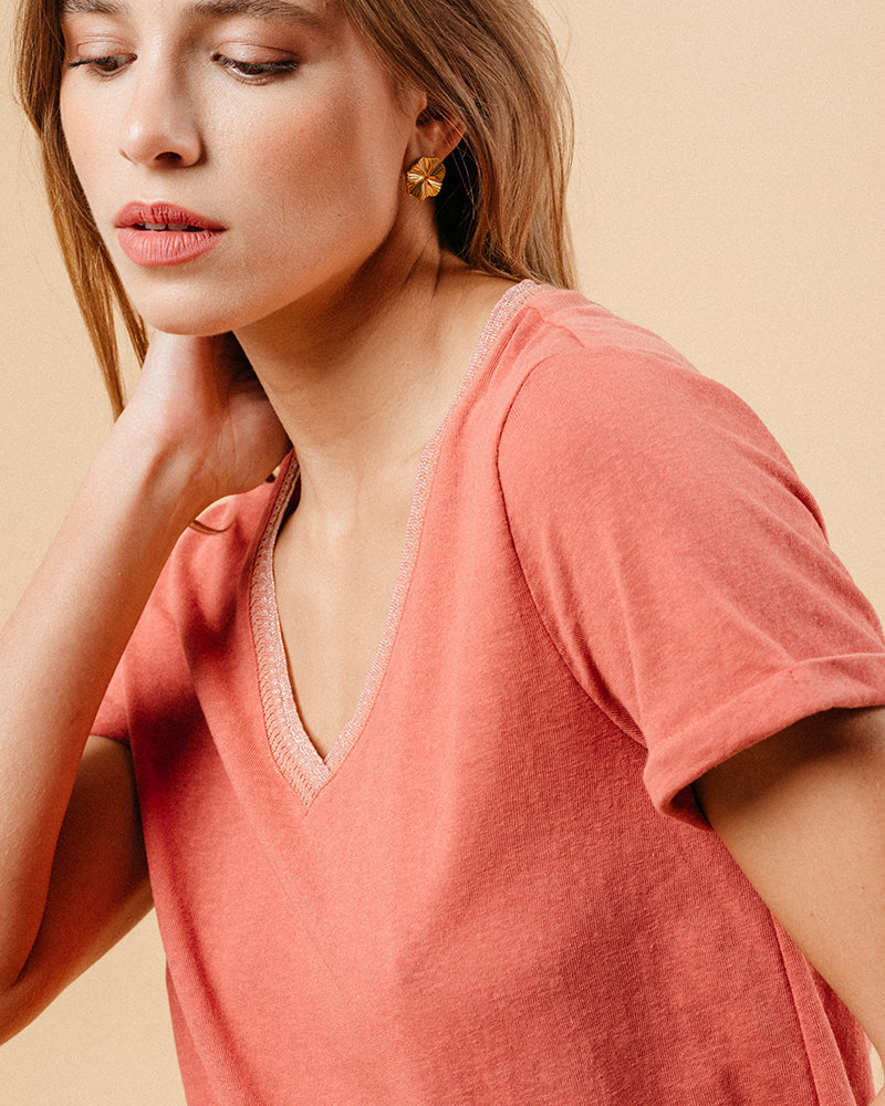 TEESHIRT ROSE MANUEL ROSE