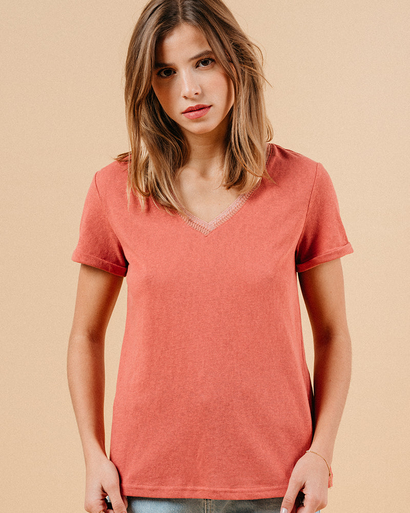 TEESHIRT ROSE MANUEL ROSE
