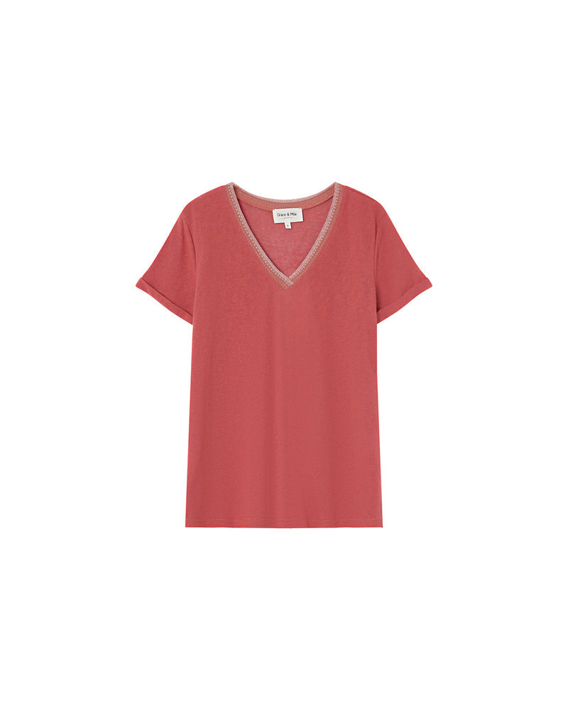 TEESHIRT ROSE MANUEL ROSE