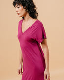 ROBE AUBERGINE MARGAUX AUBERGINE
