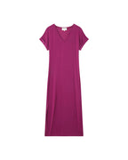 AUBERGINE DRESS MARGAUX AUBERGINE