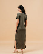 ROBE KAKI MARGAUX KAKI