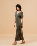 VESTIDO MARGAUX CAQUI CAQUI