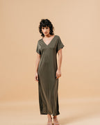 ROBE KAKI MARGAUX KAKI
