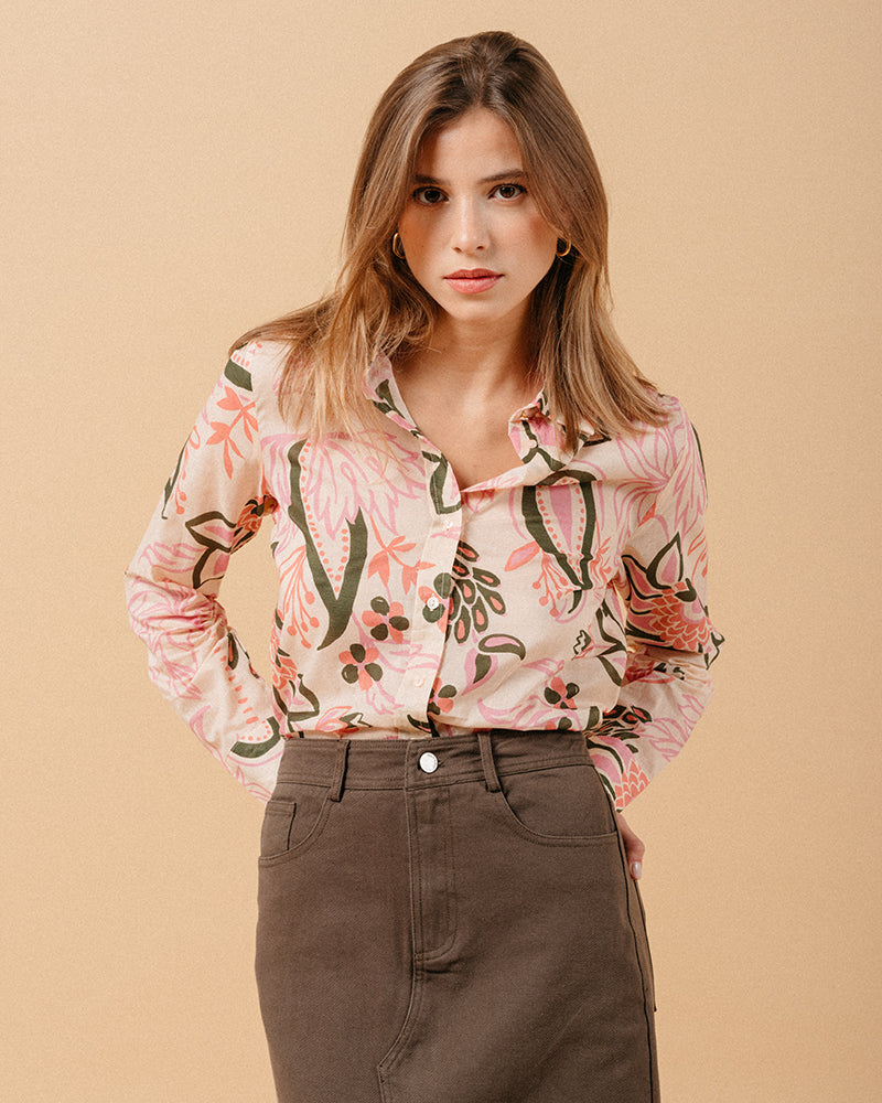 CAMISA MARICA ROSA ROSA