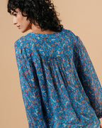 BLOUSE BLEU MARJORIE BLEU