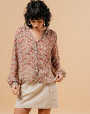 BLOUSE BLEU MARJORIE BLEU