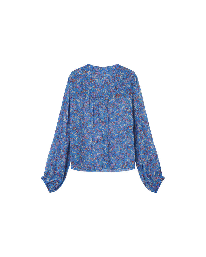 BLOUSE BLEU MARJORIE BLEU