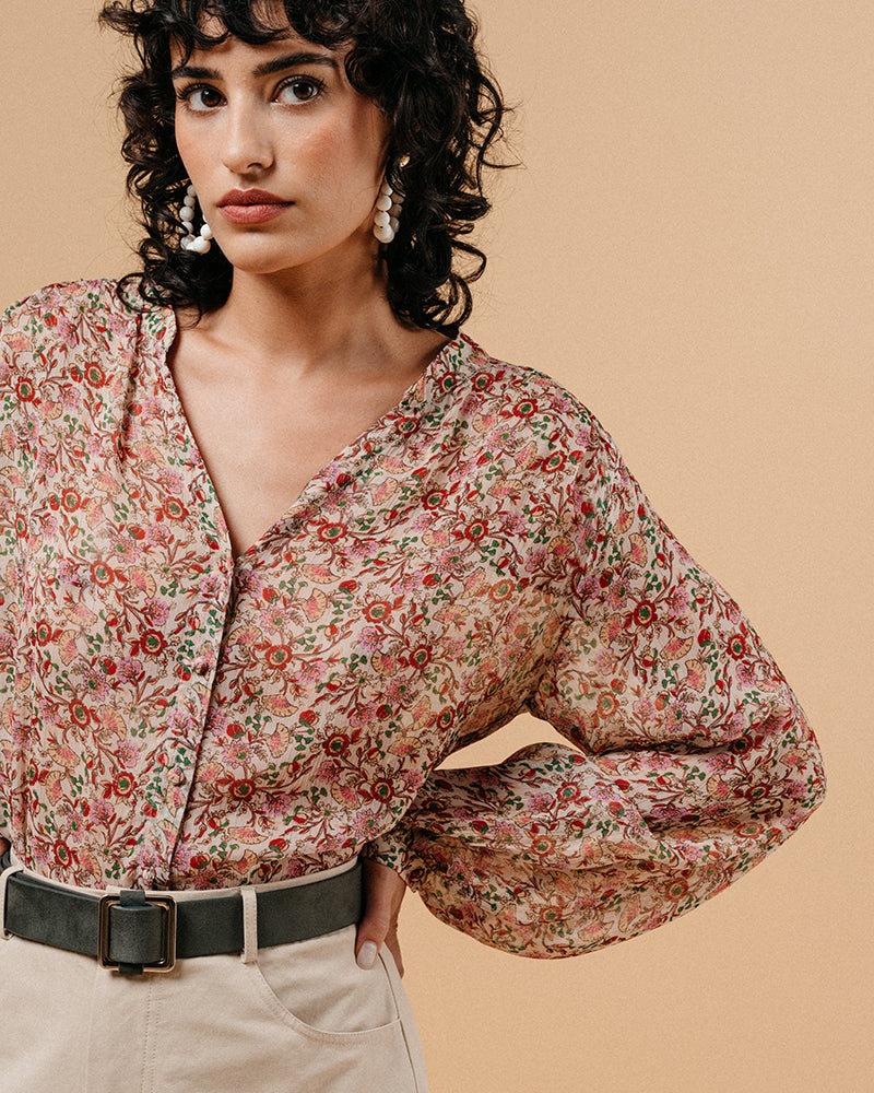 BLOUSE ECRU MARJORIE ECRU