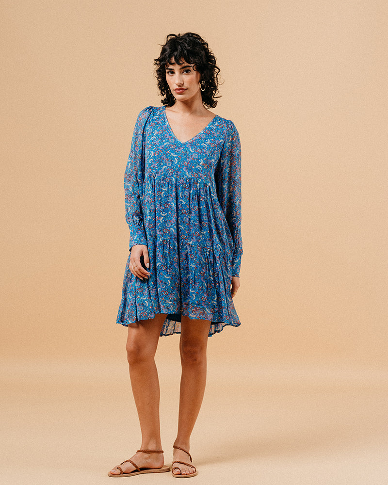 BLUE DRESS MARLISE BLUE