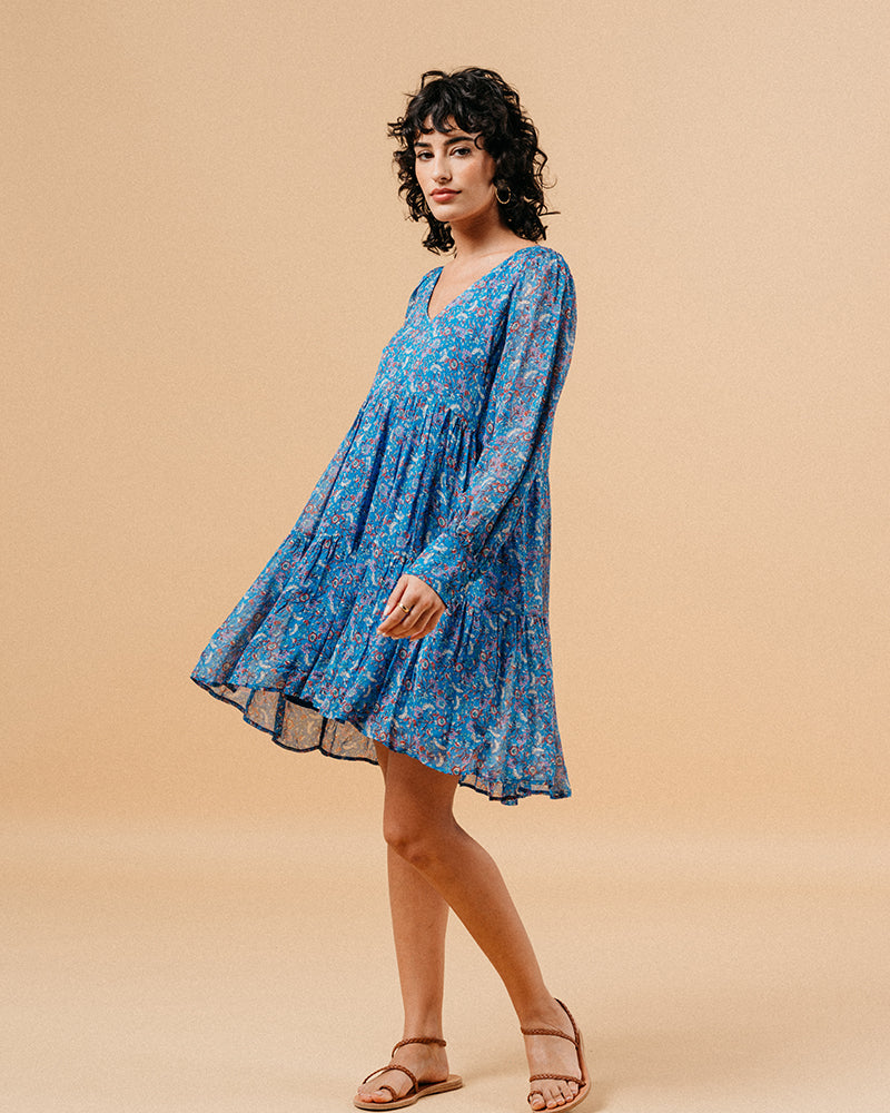 BLUE DRESS MARLISE BLUE