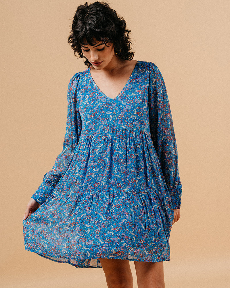 BLUE DRESS MARLISE BLUE
