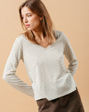 CAMISETA BEIGE MARRÓN BEIGE