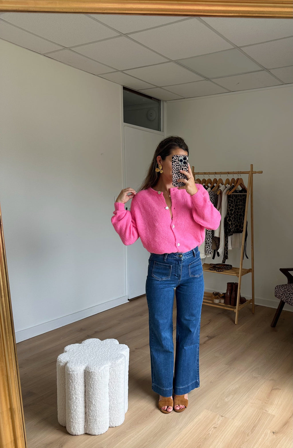 Léonie Wool Knit Candy Pink