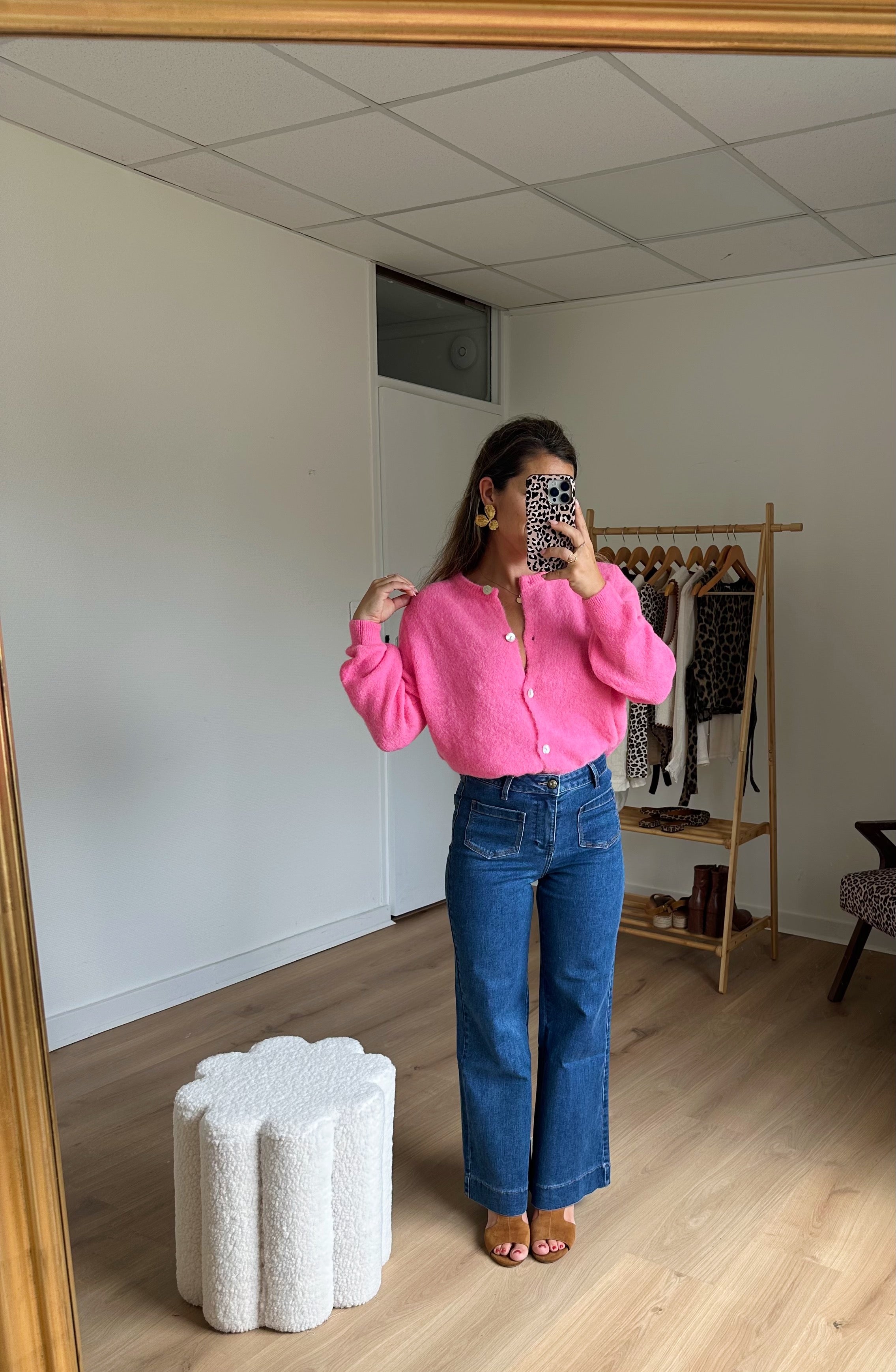 Léonie Wool Knit Candy Pink
