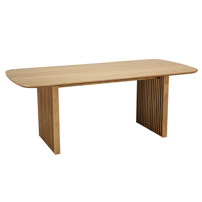 Mesa de Comedor - Sya - Roble Claro - Negro